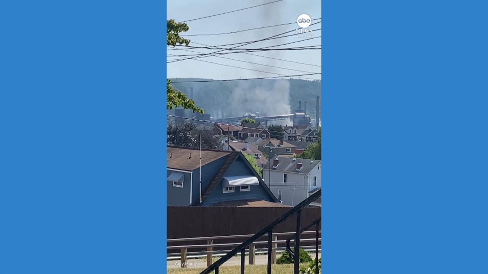 WATCH:  One dead, 10 injured in explosion at Pennsylvania steel plant, officials say