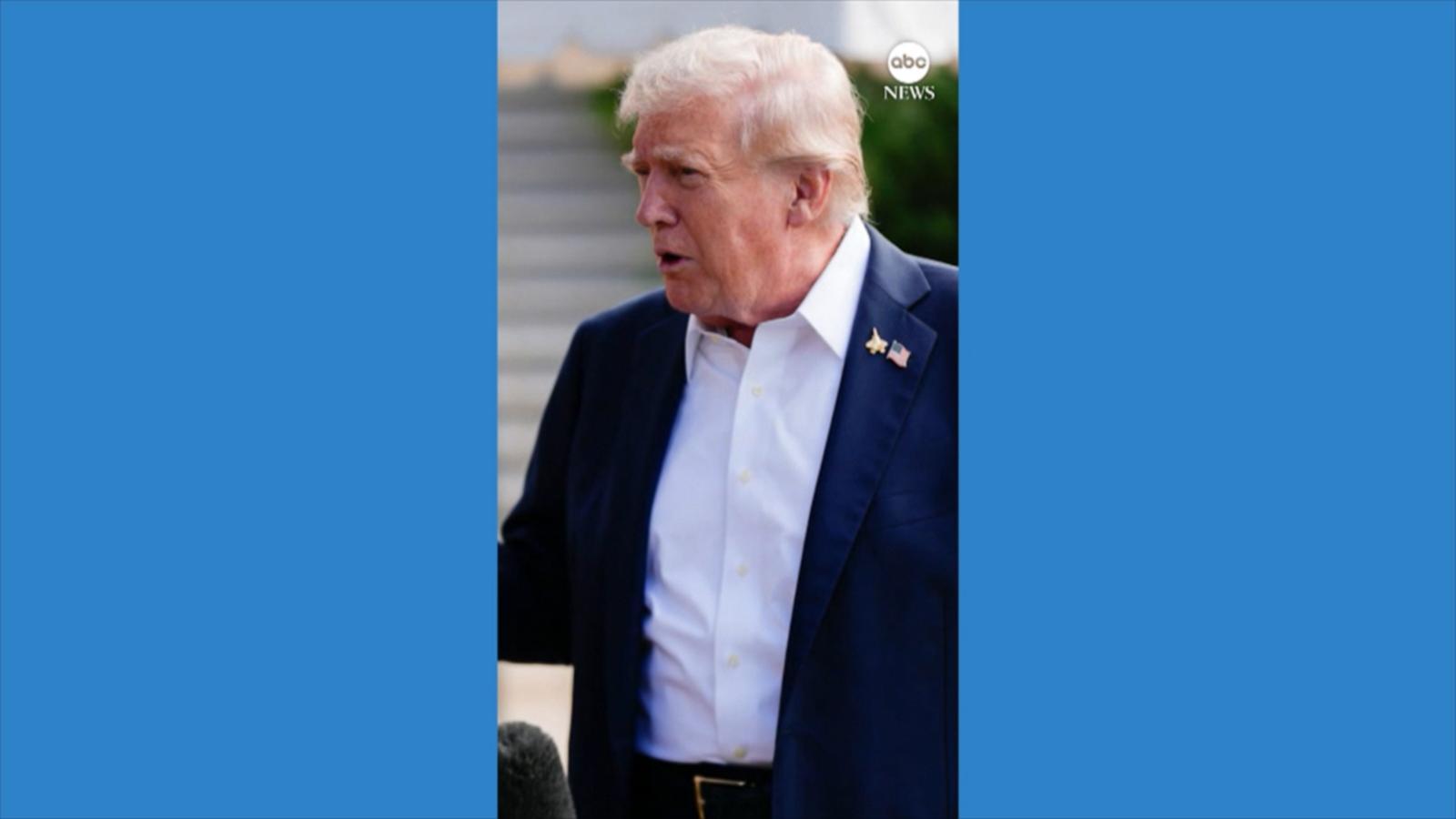 WATCH:  Trump says ‘there will be others’ after indictment of former FBI Director Comey