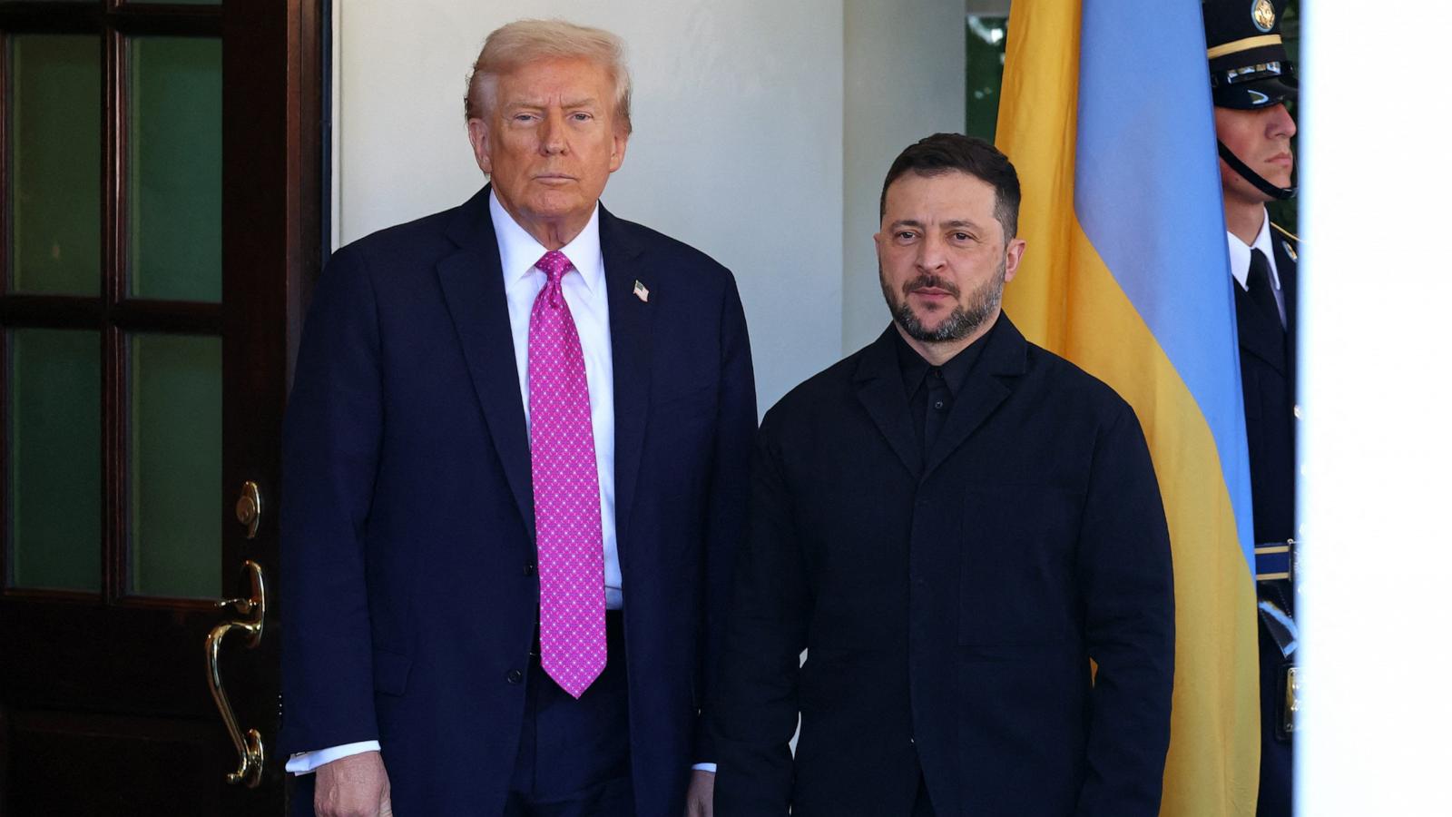 Trump, Zelenskyy meet at White House to discuss Russia-Ukraine war